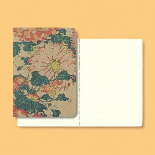 Carnet japonais RO-BIKI NOTE – Museum Series (Kiku)