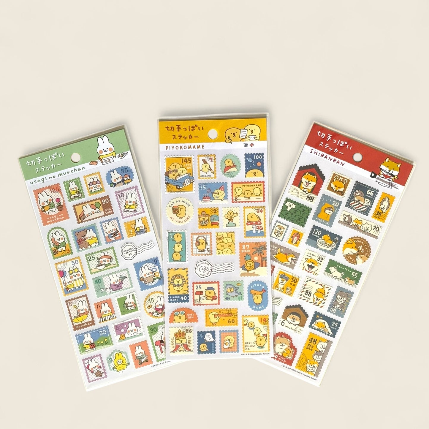 Stickers japonais – Collection Timbres