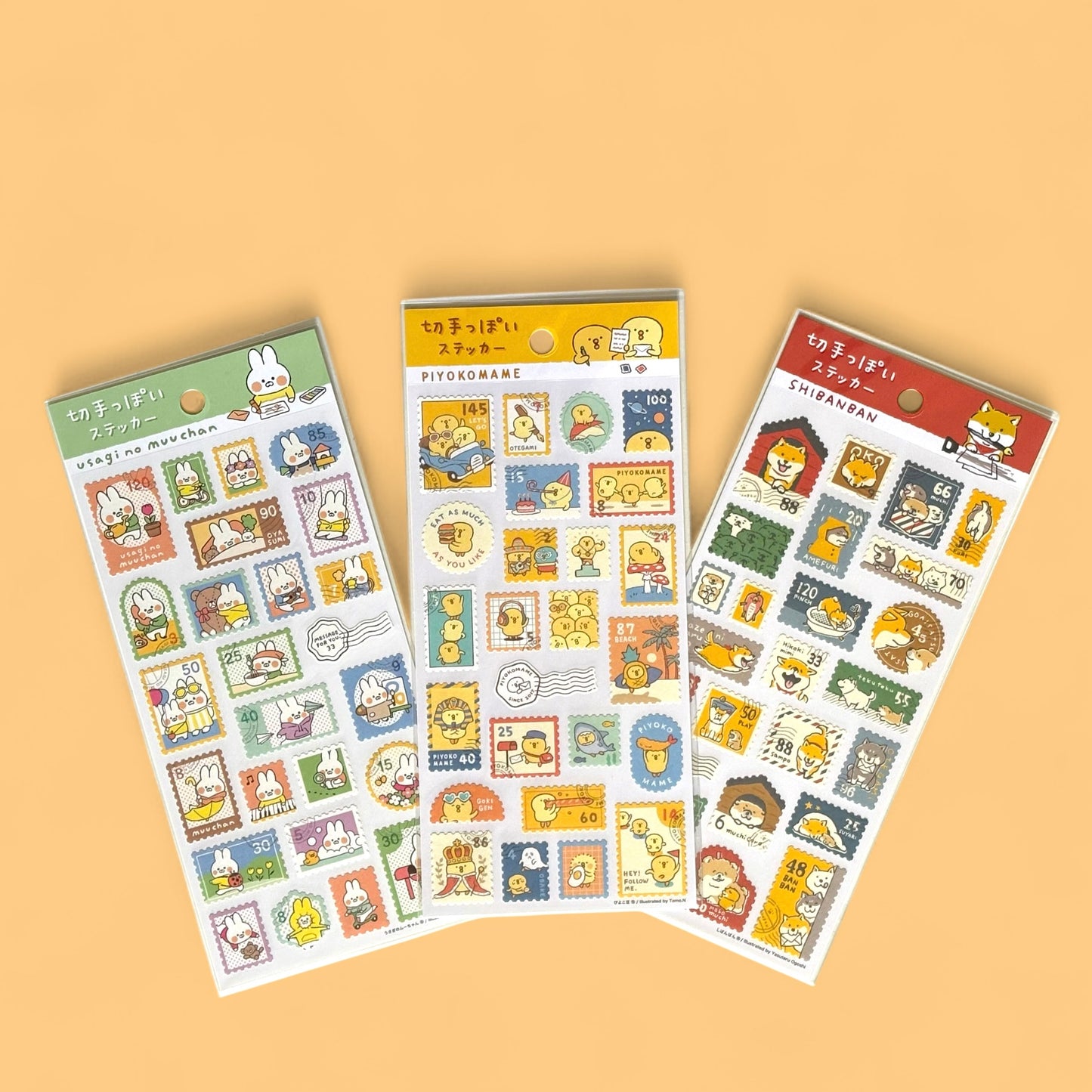 Stickers japonais – Collection Timbres