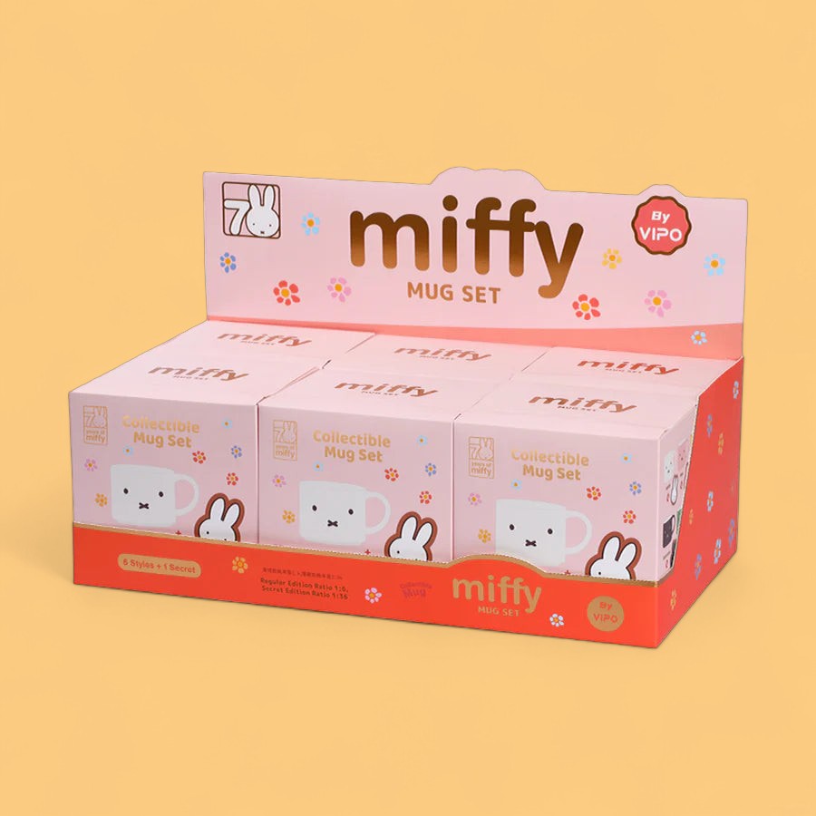 Tasse Miffy & sous verre - Blind box édition 70e anniversaire